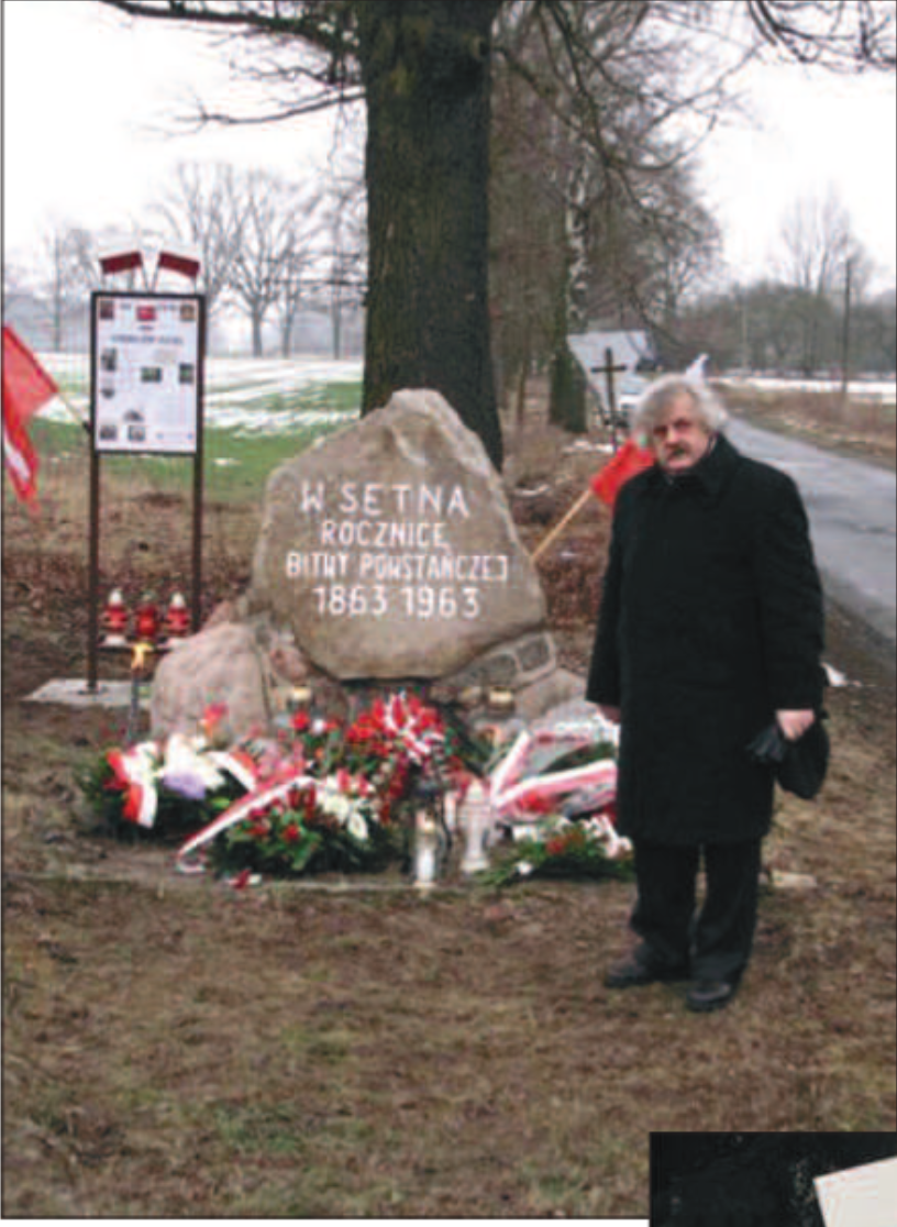 Kuźnica Grabowska — obelisk poświęcony bitwie powstańczej